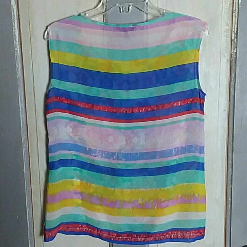 Daisy Fuentes Sheer Tank Top - Picture 4 of 5